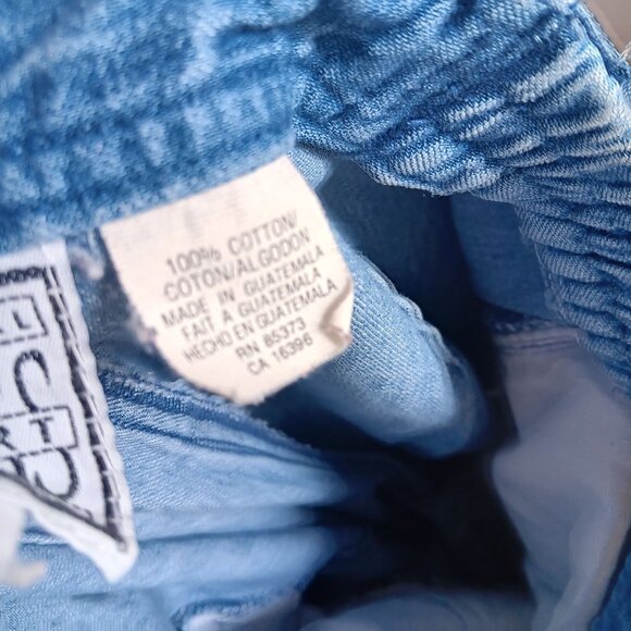 sz 10 27x27 Vintage Jeans Russ Sport High-Waist Pleated Elastic Back Waistband - Picture 7 of 7